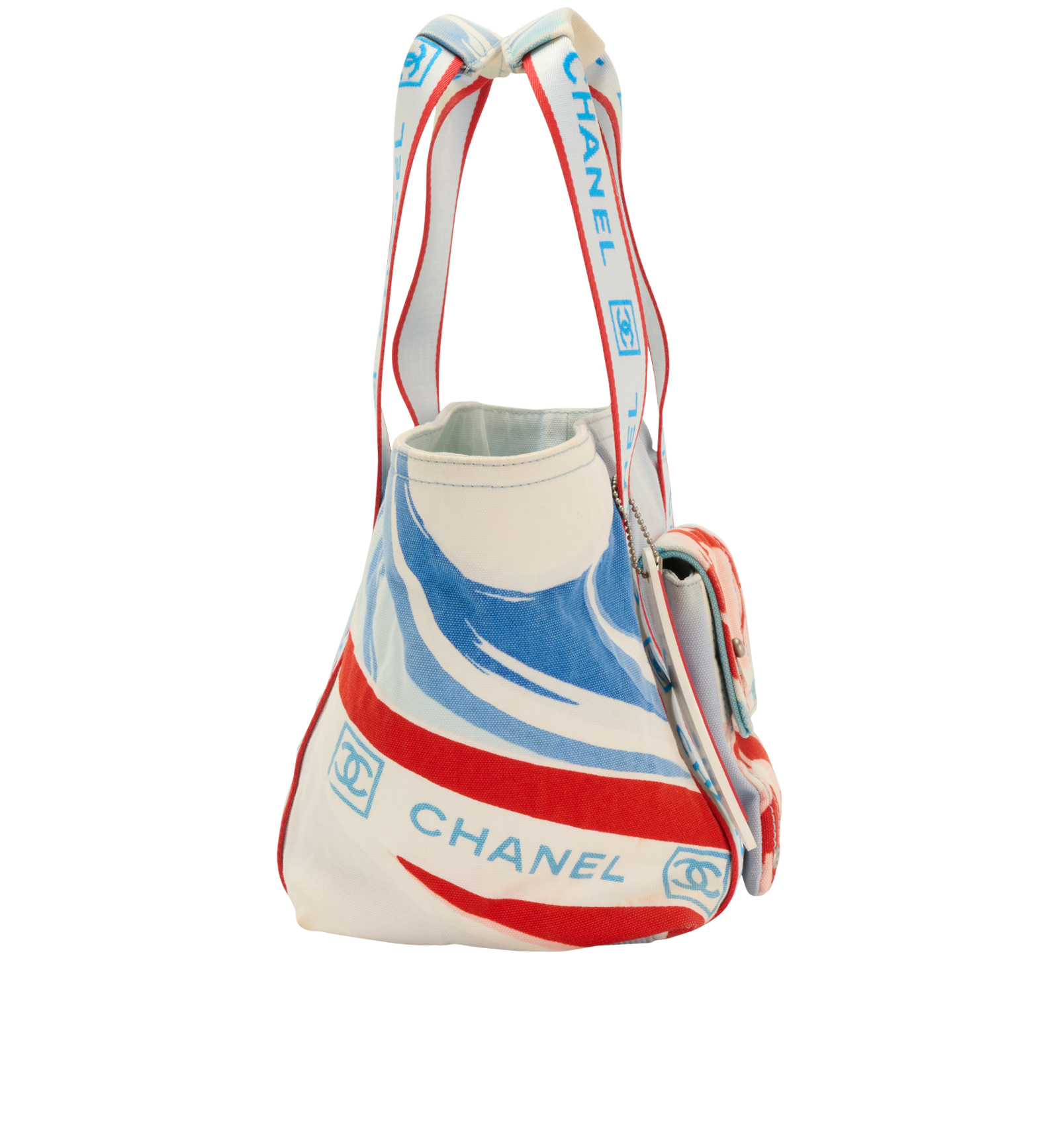 Sport Line Surf High Summer Camellia, &pound;450, Handbags, Blue/Red, Canvas, Side view
